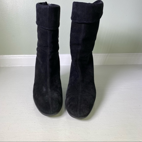 Aquatalia Suede Heeled Boots - Picture 5 of 9